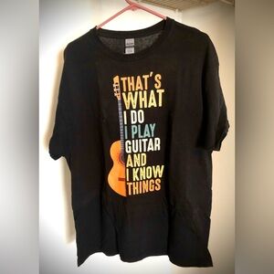 Men’s Graphic Tee, Guitar T Shirt, Funny T-shirt